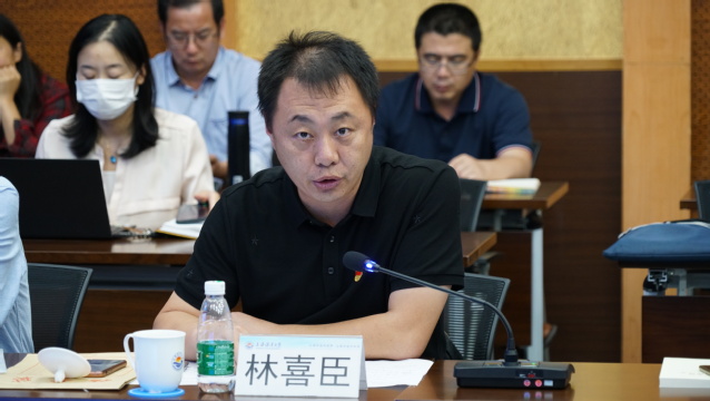 后勤与基建管理处处长林喜臣,水产与生命学院学术委员会主任陈良标